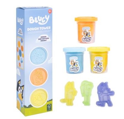 Bluey Dough Tower – Creative Stacking & Moulding Playset for Kids