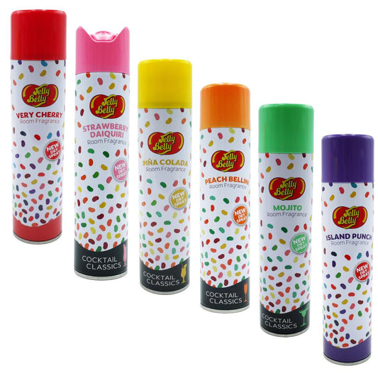 3x Jelly Belly Air Freshener Room Fragrance Various Scent, Long Lasting Fragrance Spray 250ml
